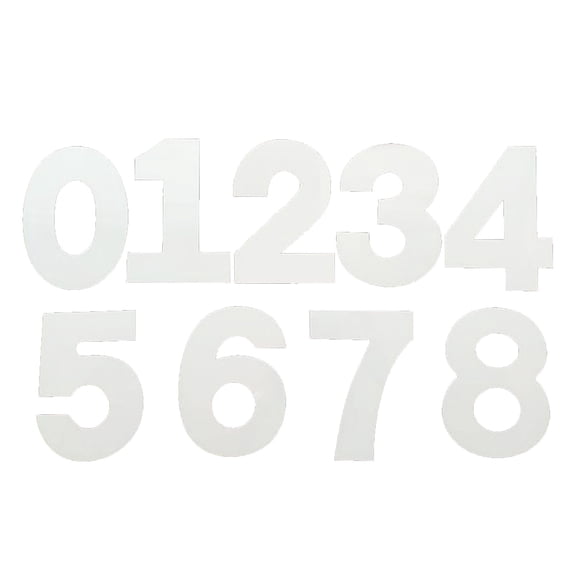 0-8 Numeral Cake Stencils Molds Arabic Number Cake Maker Decorative Fillings Layered Cake Baking Tools for DIY Wedding Birthday Anniversary