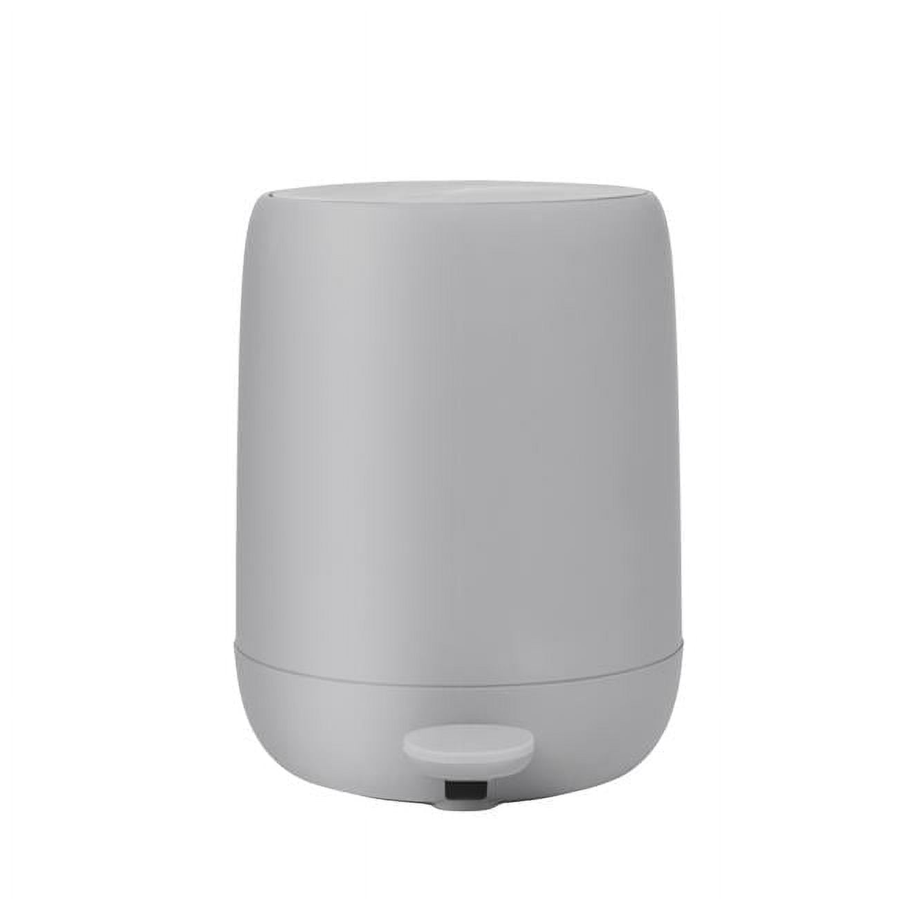 SONO Soft Close 1.3 Gallon Grey Pedal Bin Wastebasket