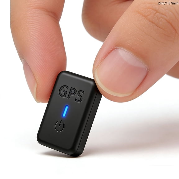 0.8 inch!Hidden Mini GPS Tracker for Vehicles Portable Real Time Magnetic Tracking Device Car Full Global Coverage Location Kids Dogs Trucks Person No Subscription Required Monthly Fee (Mini Size )