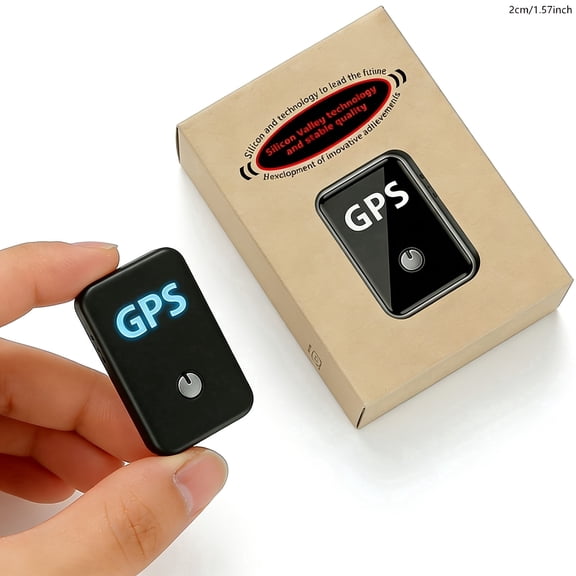 Portable Wireless GPS Anti-Theft Tracker with Geofence Notifications, High Precision Real Time Locator for Vehicles, Travel Items, Family Care and Outdoor Safety