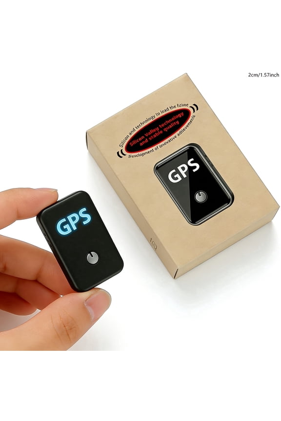 Portable Wireless GPS Anti-Theft Tracker with Geofence Notifications, High Precision Real Time Locator for Vehicles, Travel Items, Family Care and Outdoor Safety