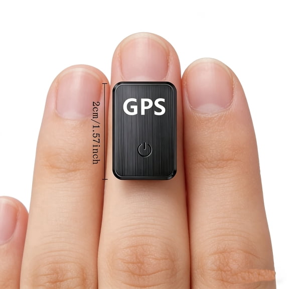 0.8 Inch Ultra-Mini GPS Tracker, Real-Time Magnetic Locator, Hidden Anti-Lost Tracking Device for Cars, Kids, Pets & Luggage