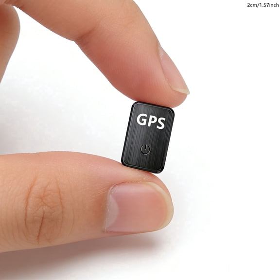 Compact Hidden GPS Tracking Device with Vibration Alarm, Easy Use Real Time Locator, Anti Lost Tracker for Keys Wallets Handbags and Daily Personal Belongings