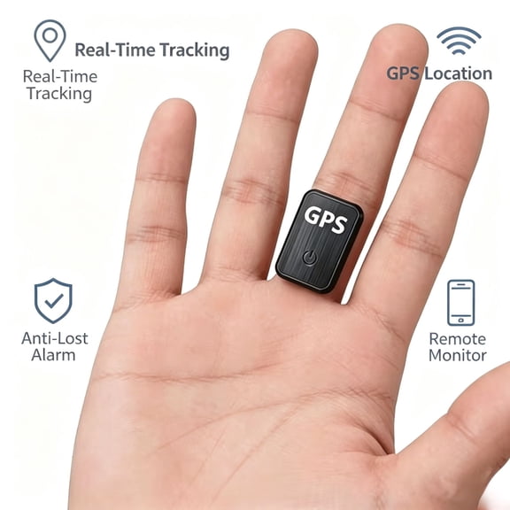 0.8 inch!Hidden Mini GPS Tracker for Vehicles Portable Real Time Magnetic Tracking Device Car Full Global Coverage Location Kids Dogs Trucks Person No Subscription Required Monthly Fee (Mini Size )