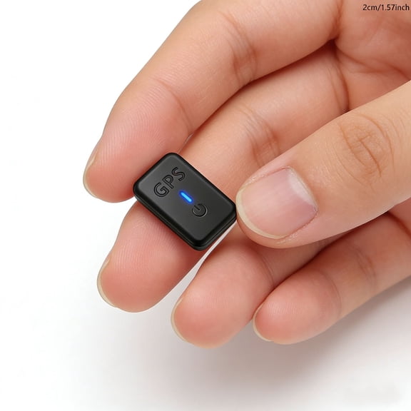 0.8 inch!Hidden Mini GPS Tracker for Vehicles Portable Real Time Magnetic Tracking Device Car Full Global Coverage Location Kids Dogs Trucks Person No Subscription Required Monthly Fee (Mini Size )