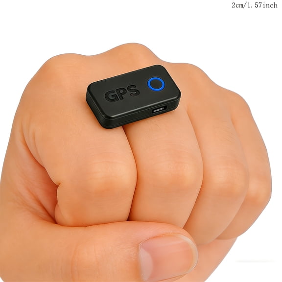 0.8 inch!Hidden Mini GPS Tracker for Vehicles Portable Real Time Magnetic Tracking Device Car Full Global Coverage Location Kids Dogs Trucks Person No Subscription Required Monthly Fee (Mini Size )