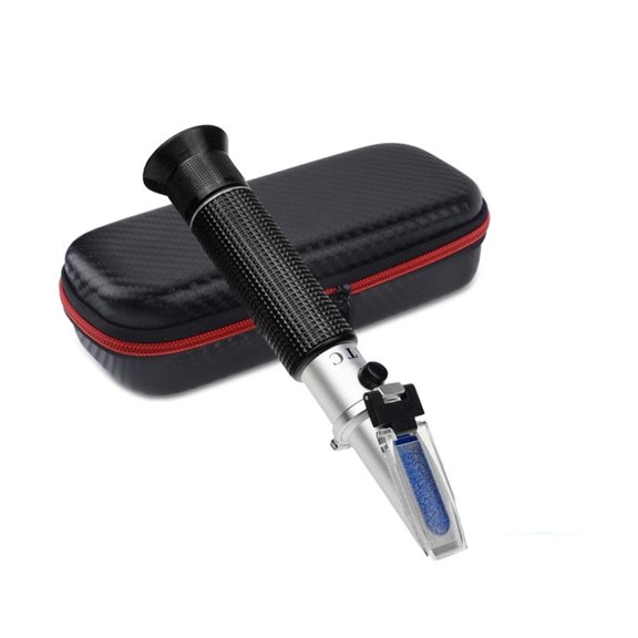 0-80 Alcohol Refractometer Concentration Detector Of Liquor Alcohol 0-80% V/v ,Accurate Precision