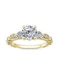 thumbnail image 1 of Diamond-Capitals 0.80 Ct Round Shape Solitaire Natural Diamond (F-G/VS1) Luxurious Ring for Anniversary Gift Solid 18K Yellow Gold Size 9, 1 of 8