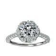 thumbnail image 1 of 0.80 Carat Luxurious Round Cut Solitaire Real Diamond (F-G/VS1) Ring for Anniversary Gift Solid 18K White Gold Size 8.5 by Diamond-Capitals, 1 of 8