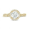 thumbnail image 1 of 0.80 Ct Round Cut Solitaire Natural Diamond (F-G/VS1) Latest Design Ring for Engagement in 18K Yellow Gold Size 8.5 by Diamond-Capitals, 1 of 6