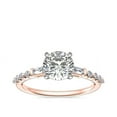 thumbnail image 1 of 0.80 Ct Elegant Round Shape Genuine Diamond (F-G/VS1) Solitaire Wedding Ring for Bride in 18K Rose Gold Size 7.5 by Diamond-Capitals, 1 of 8