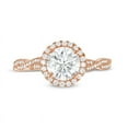 thumbnail image 1 of 0.80 Carat Stunning Round Cut Real Diamond Solitaire Wedding Ring for Women Solid 14K Rose Gold Size 6 (F-G/VS1) by Diamond-Capitals, 1 of 6