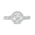 thumbnail image 1 of 0.80 Ct Elegant Round Cut Natural Diamond Solitiare Engagement Ring for Women in 14K White Gold (F-G/VS1) Size 3 by Diamond-Capitals, 1 of 7