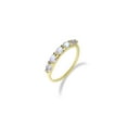 thumbnail image 1 of 0.80 Ct. Moonstone Solid 10K Yellow Gold Eternity Band Ring, 1 of 7