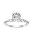 thumbnail image 1 of 0.80 Ct Elegant Round Cut Natural Diamond Solitiare Engagement Ring for Women in 14K White Gold (F-G/VS1) Size 3 by Diamond-Capitals, 1 of 8
