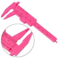 thumbnail image 1 of 0-80Mm Plastic Sliding Vernier Caliper Gauge Measure Tool Double Scale Ruler Rose Red, 1 of 9