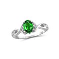 thumbnail image 1 of 0.83 Carat T.G.W. Chrome Diopside Gemstone and White Diamond Accent Ring, 1 of 4