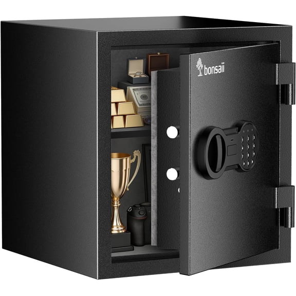 0.84 Cu Ft Fireproof Safe 30 Min at 1550 F Digital Keypad Emergency Key Anti Tamper Alarm Type C Port Bestseling
