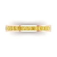 thumbnail image 1 of 0.84 ct Brilliant Princess Cut Natural Citrine 14k Rose Gold Stackable Band SZ 7.25, 1 of 6