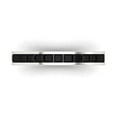thumbnail image 1 of 0.84 ct Brilliant Princess Cut Natural Onyx 18K White Gold Band SZ 7.75, 1 of 6