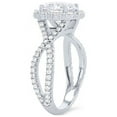 thumbnail image 1 of 0.85 Carat Brilliant Round Cut Natural Diamond Solitaire with Accents Beautiful Ring for Engagement Solid 14K White Gold Size 9, 1 of 7