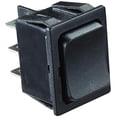 thumbnail image 1 of 0.87 in. 5A Momentary On, Off Momentary on DPDT Cut-out Black Rocker Switch, 1 of 1