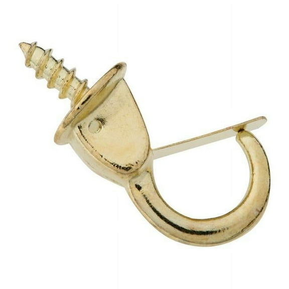 0.87 in. Safety Cup Steel Hook - Pack of 2