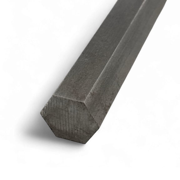 0.875 (7/8 inch) x 24 inches, 1144 SP Steel Hexagon Bar, CF