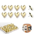 thumbnail image 1 of 0.87x0.4In Heart Shape Pins,QZS Reusable Thumb Tacks,24Pack of Durable Heart Decorative Thumb Tacks for Indoor and Outdoor Use, 1 of 6