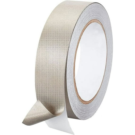 0.8Inch x 65Feet Faraday Cloth Tape Double Conductive RF Fabric Tape High Shielding Conductive Tape for Signal Blocking