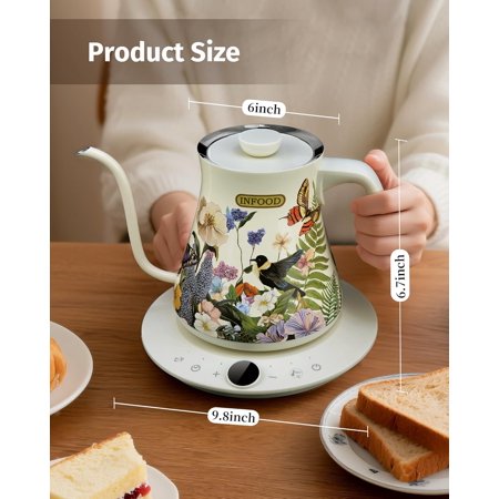 0.8L Gooseneck Electric Kettle