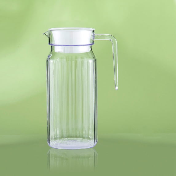 0.8L PC Acrylic Juice Pot for Restaurants & Home, Clear Transparent Beverage Pitcher – Heat-Resistant Water Jug for Hot/Cold Drinks, Tea, and Juice