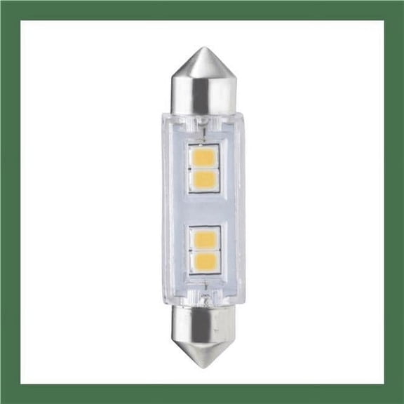 0.8W 24V Clear T3 LED Mini Light Bulbs - Warm White - Pack of 3 - Dimmable