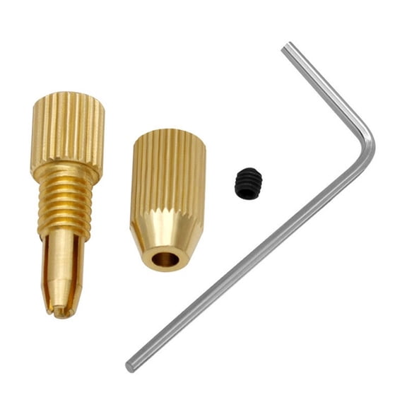 0.8mm-1.5mm Drill Chucks Drill Chuck Brass Drill Chucks Collet Bit Drilling Tool for Rotary Tool