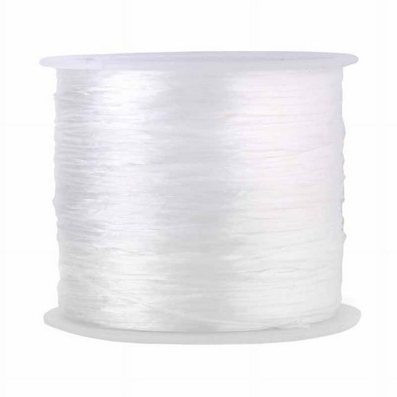 0.8mm 100 Meter Clear Stretch Elastic Beading Cord Thread M9C4 String Spool O. Z4T5