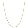 thumbnail image 1 of 0.8mm 14k Yellow Gold Light Box Chain Necklace - 2.8 Grams - 24 Inch, 1 of 2