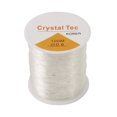 thumbnail image 1 of 0.8mm Clear Bead Cord Crystal Elastic Stretchy Bracelet String for Jewelry Making Necklace Beading Thread, 1 of 8