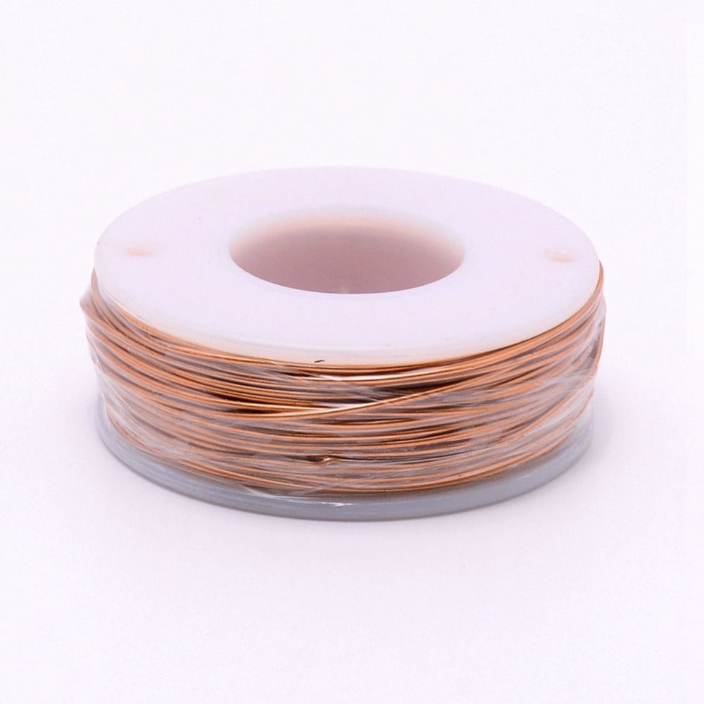 Wire Matte 0.8mm Matte Round Aluminum Wire with Spool Dark Salmon 20 Gauge 36m ...