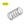 thumbnail image 1 of 0.8mmx10mmx20mm 304 Stainless Steel Compression Springs Silver Tone 20pcs, 1 of 5