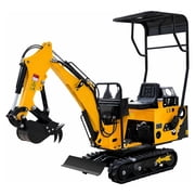 0.8ton Mini Excavator 13.5HP Small Crawler Excavator with EPA Engine for Construction Work Farm Trench, Road, Trench Digger