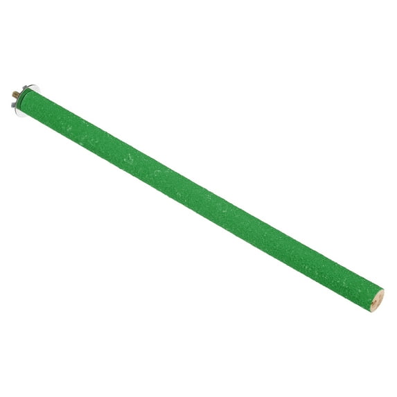 0.8x13.8" Bird Paw Grinding Stick Parrot LoveBird Parakeet Cockatiel Perch Stand, Green