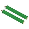 thumbnail image 1 of 0.8x5.5" Bird Paw Grinding Stick Parrot LoveBird Parakeet Cockatiel Perch Stand, Green 2 Pack, 1 of 6