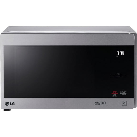 0.9 Cu. Ft. Compact Microwave with EasyClean - Stainless Steel