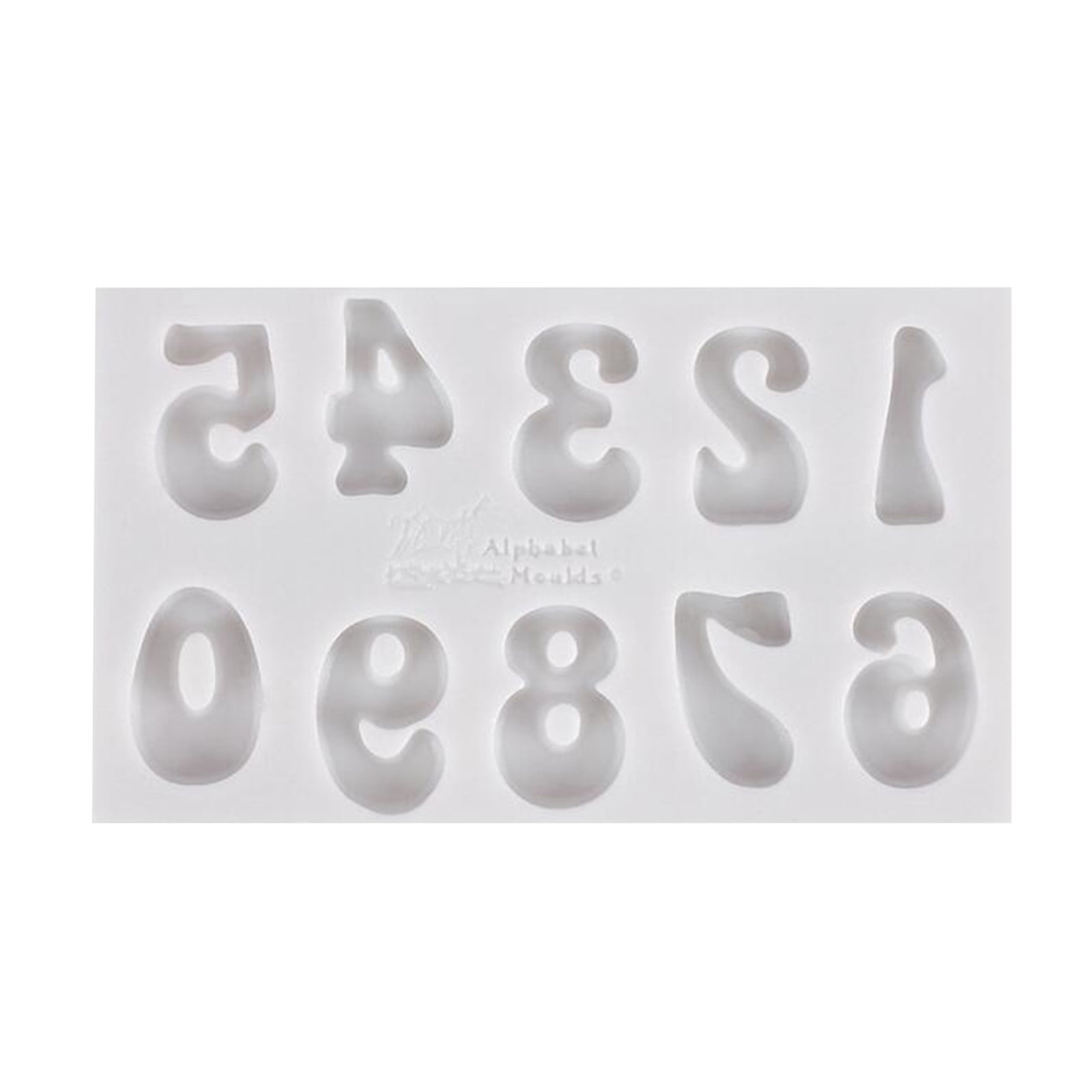 09 Digital Chocolate Fondant Cake Silicone DIY Baking Decoration Tool