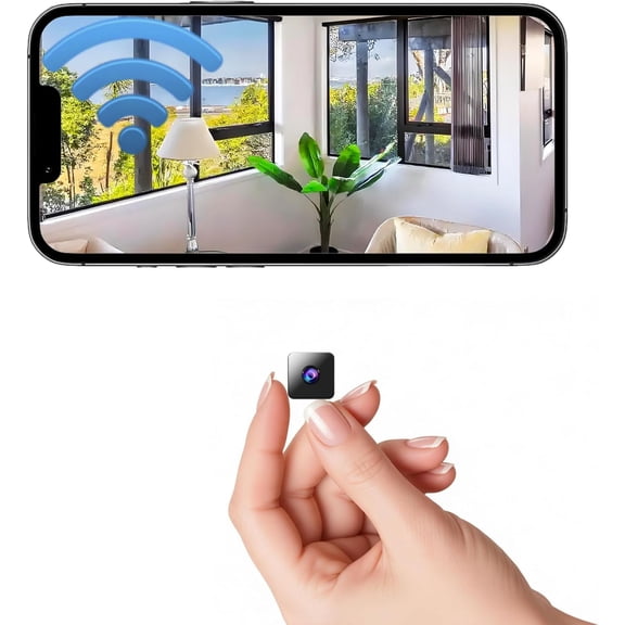 Only 0.9 Inch Hidden Camera 2026 Mini 1080P HD Small Magnetic Security Home WiFi Micro Wireless Camera Nanny Cam with Motion Detection,Cloud & SD Storage,Night Vision,Wide Angle for Home Baby Indoor