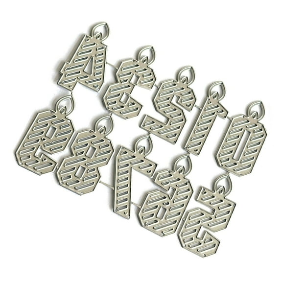 0-9 Number Die Cuts Metal Cutting Dies for Card Scrapbook Photo Decoration