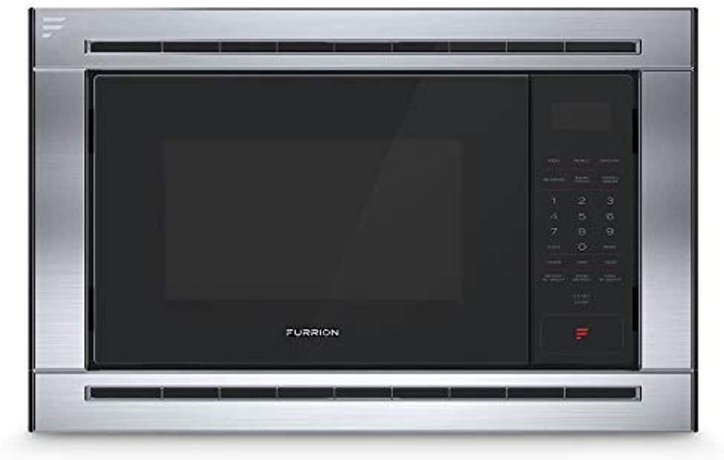Compact Black Stainless Steel RV Microwave Oven