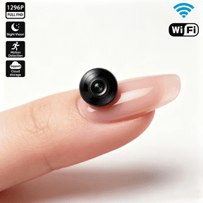 4K Ultra HD Mini Hidden WiFi Camera, Wireless Remote View Security Cam with Smart Motion Detection, Loop Recording & Infrared Night Vision, Portable Rechargeable Tiny Video Recorder for Home Office B