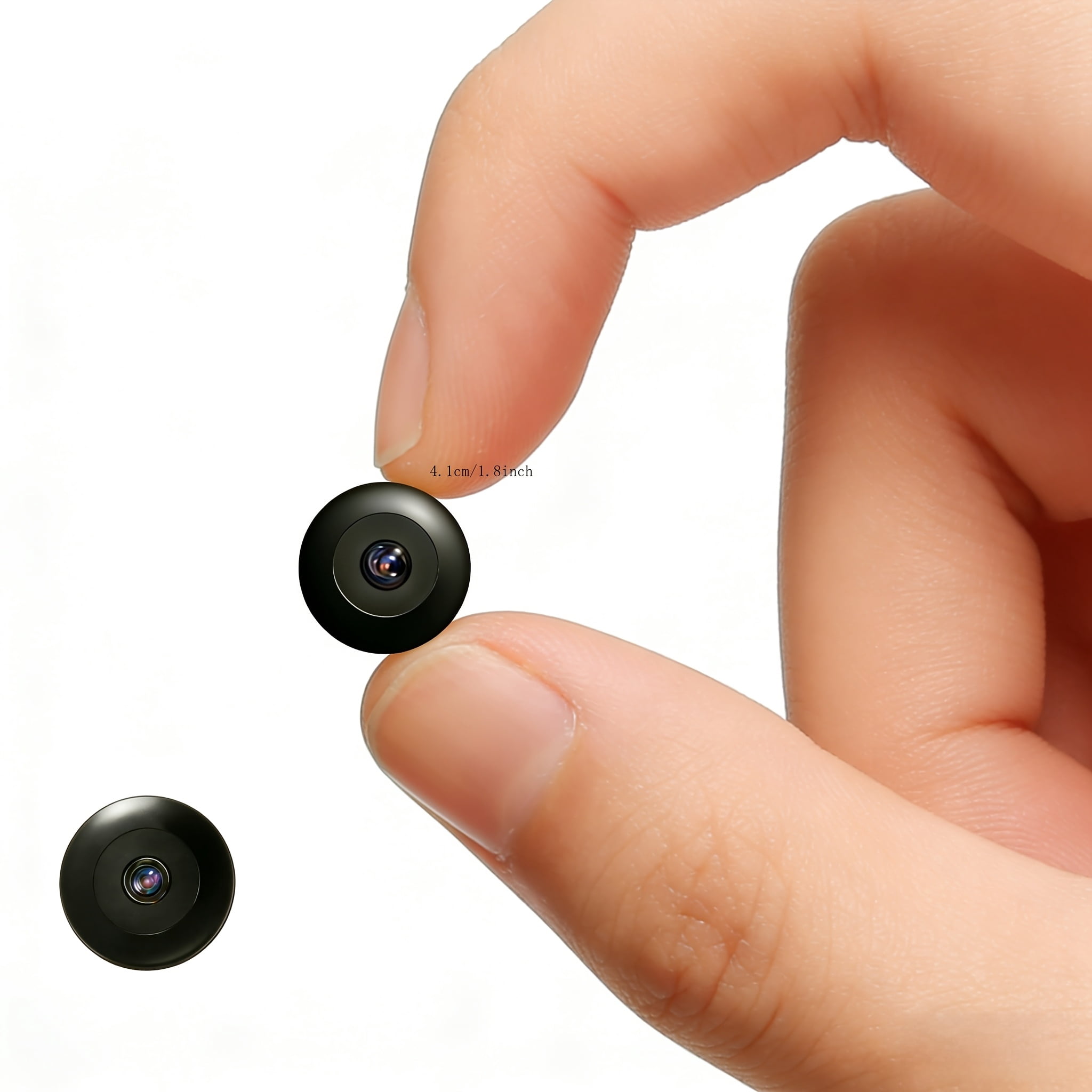Only 0.9 inch Hidden Camera with Audio/Video Mini Small Spy Cameras Home Indoor Use Cam Night Vision Motion Detection Baby Monitor Wireless Outdoor Nanny WiFi espias ocultas Security Secret P7