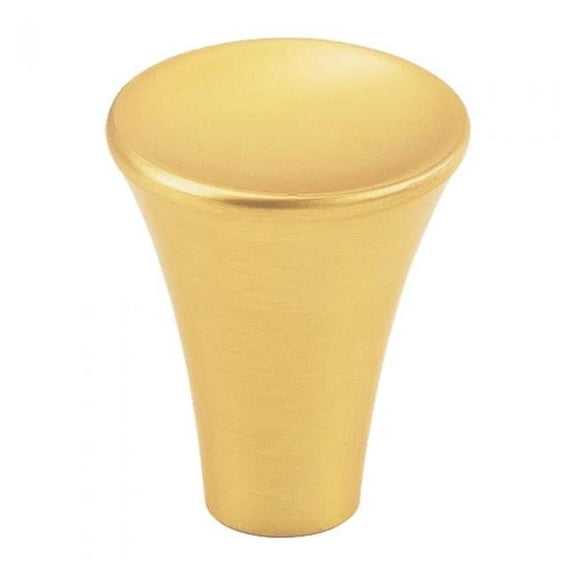 0.93 in. Dia. Door Knob, Brushed Gold Bras